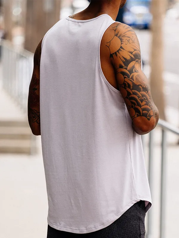 021 ESSENTIAL DROP-CUT TANK - LAVENDAR