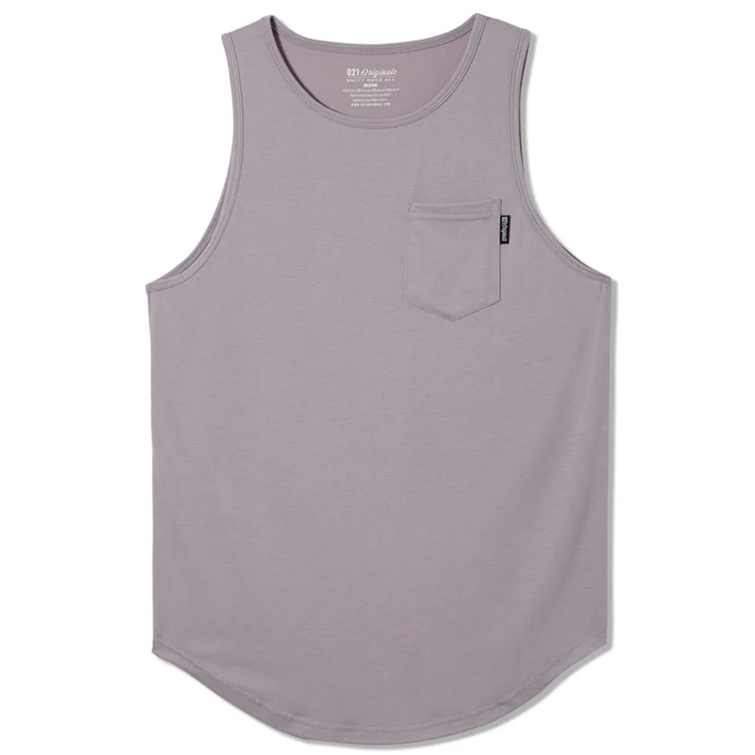021 ESSENTIAL DROP-CUT TANK - LAVENDAR