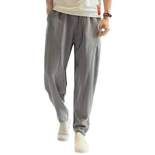 100%Cotton Breathable Loose Pants