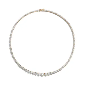 18 Carat Graduated Tennis Necklace