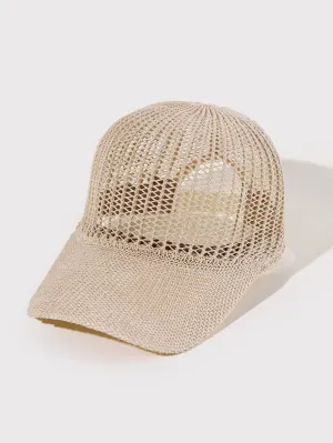 1pc Breathable Hollow Out Baseball Cap