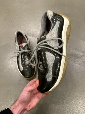 2000s Prada American cup patent leather shoes