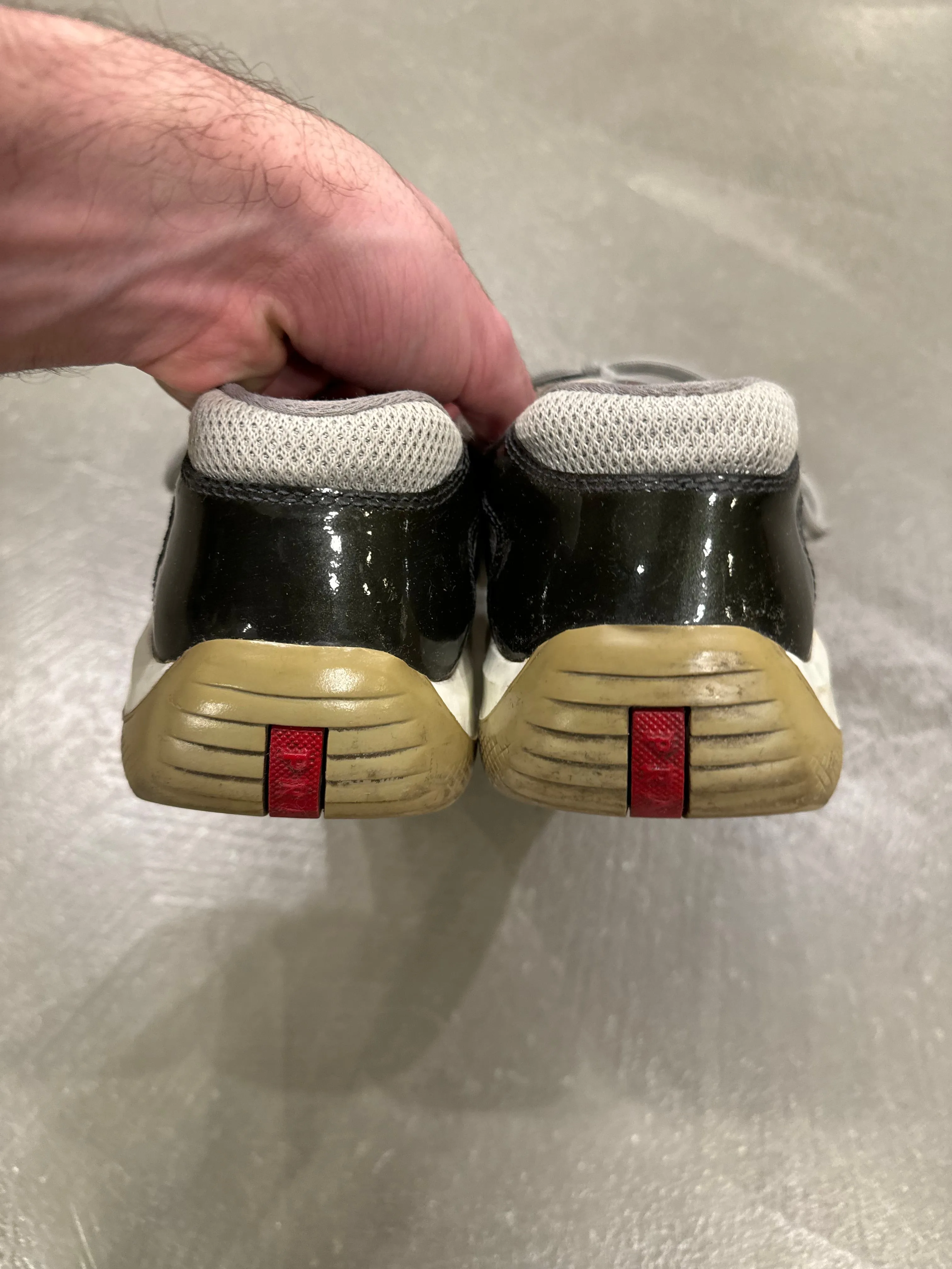 2000s Prada American cup patent leather shoes