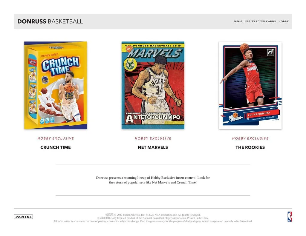 2020-21 Panini Basketball Donruss hobby