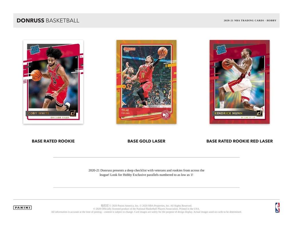 2020-21 Panini Basketball Donruss hobby