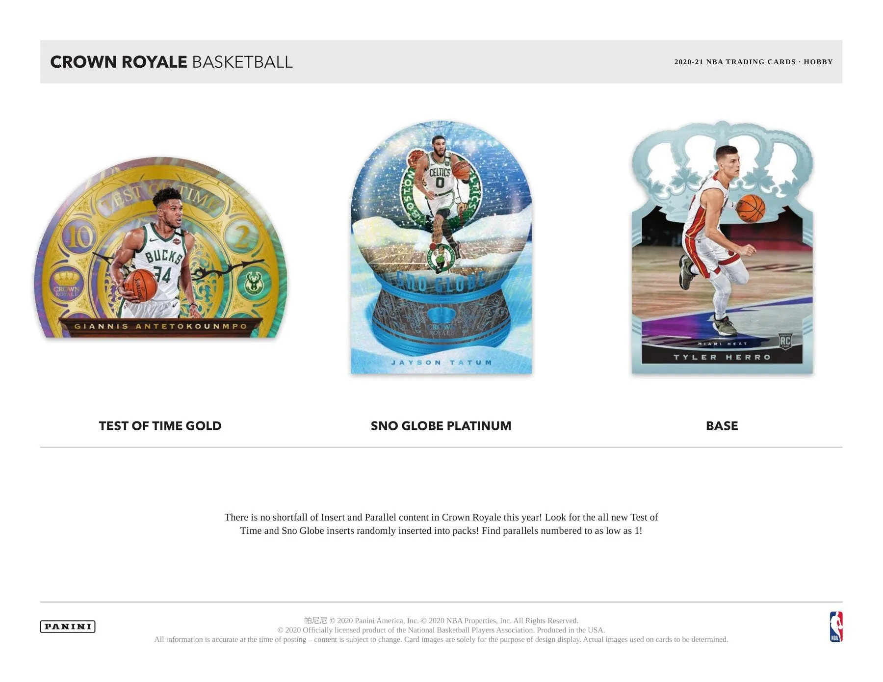 2020-21 Panini Crown Royale Basketball Hobby