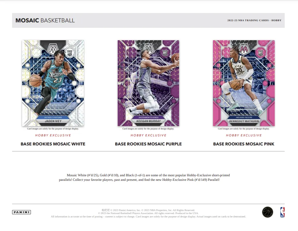 2022-23 Panini Mosaic Hobby