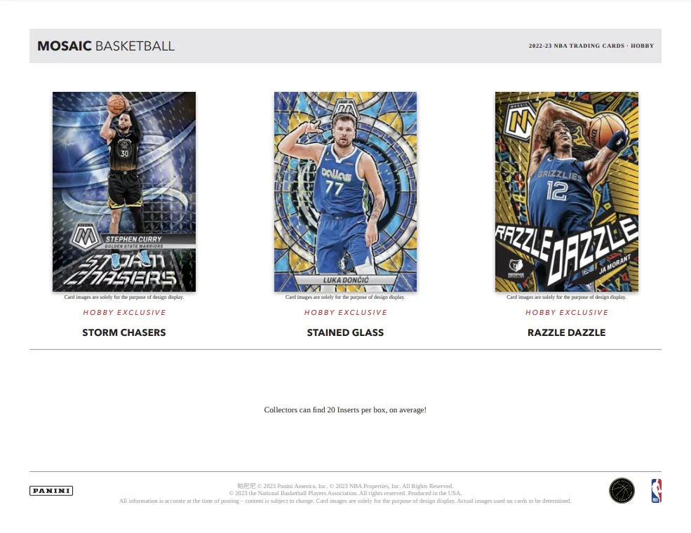 2022-23 Panini Mosaic Hobby