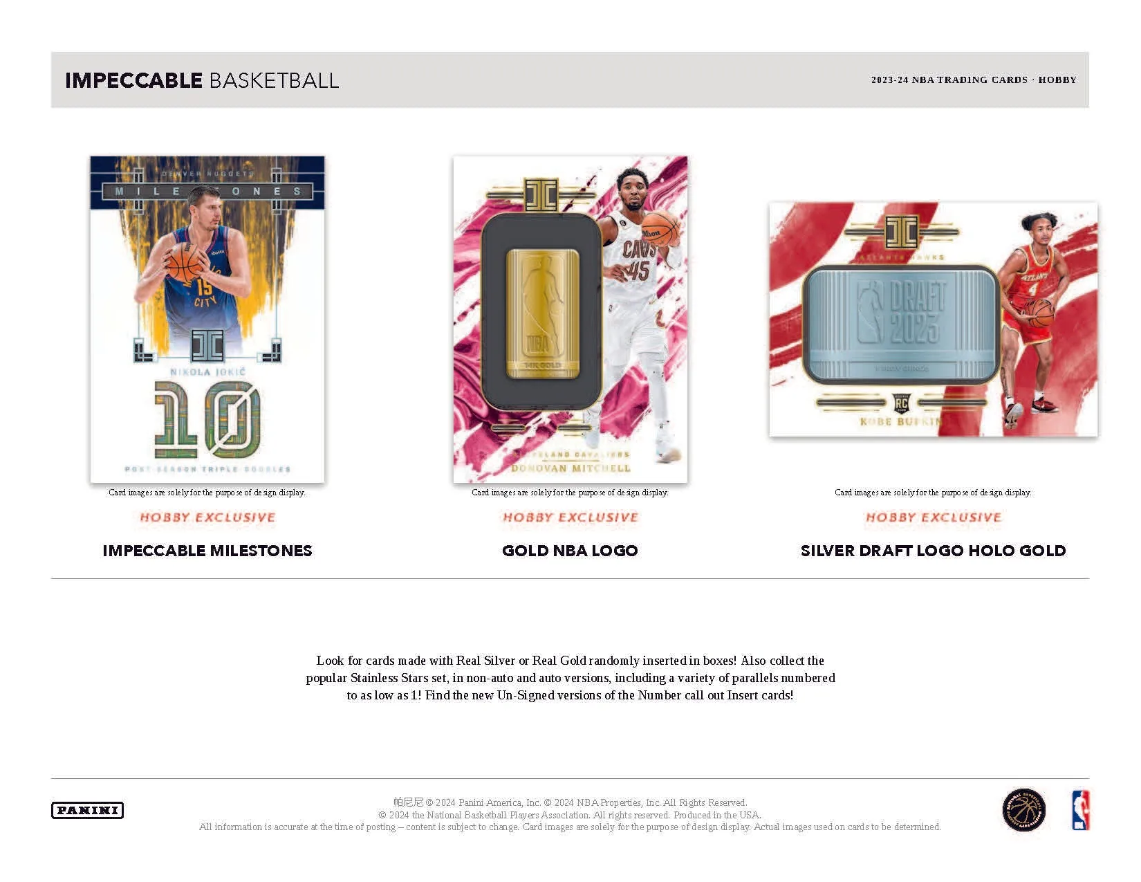 2023-24 Panini Impeccable Basketball Hobby Box