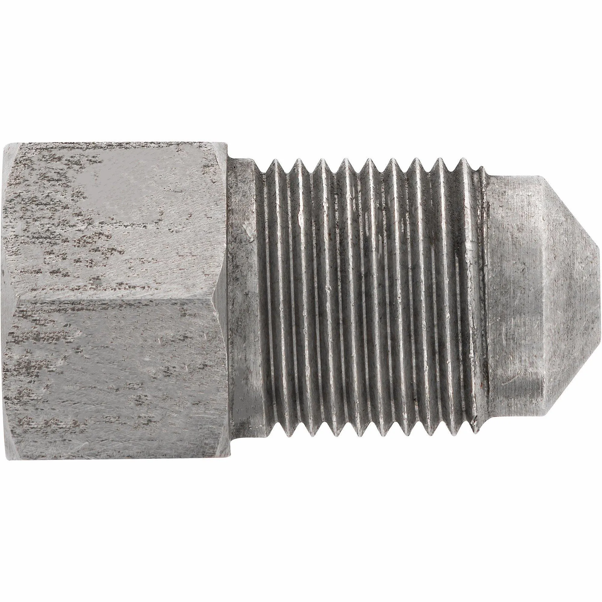 3/16" (3/8-24 Bubble) Stainless Steel Brake Line Tube Nut | 10ct