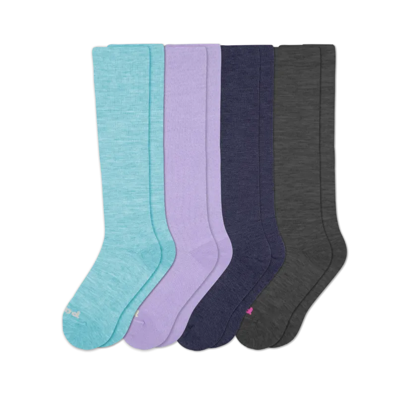 4 Pack - Women's Compression Socks