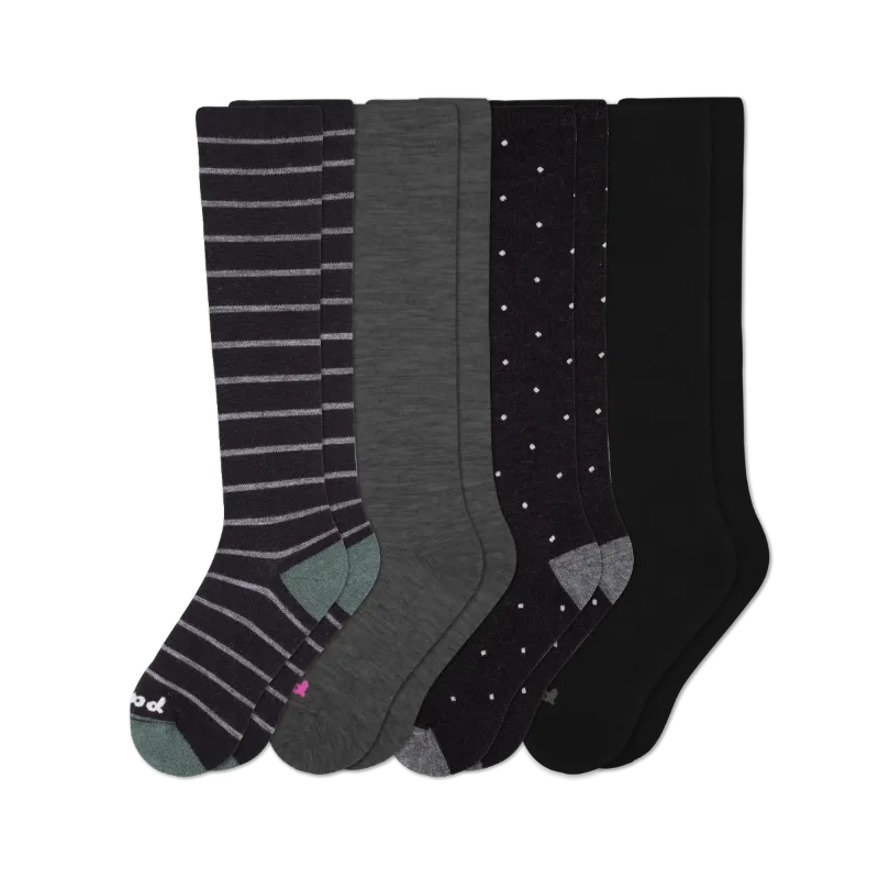 4 Pack - Women's Compression Socks