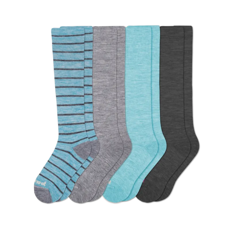 4 Pack - Women's Compression Socks
