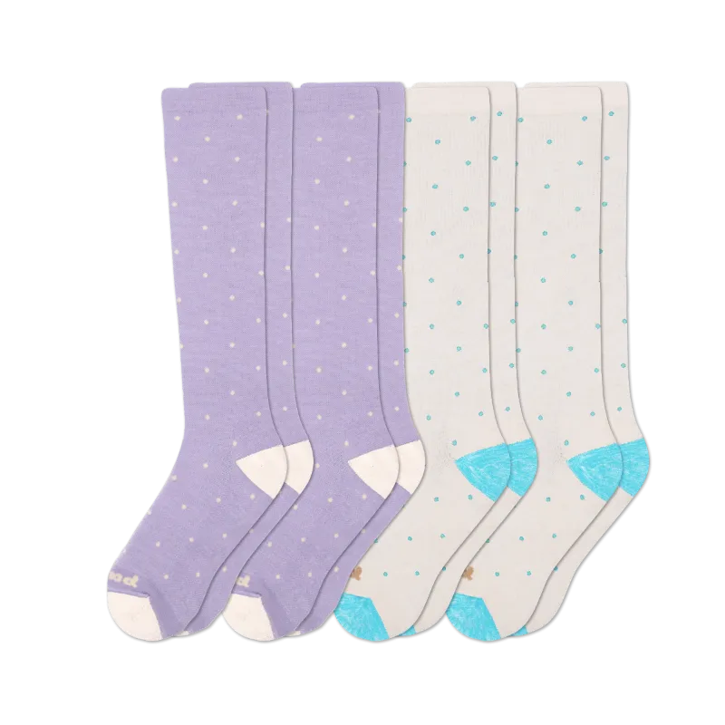 4 Pack - Women's Compression Socks