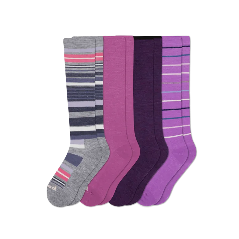 4 Pack - Women's Compression Socks