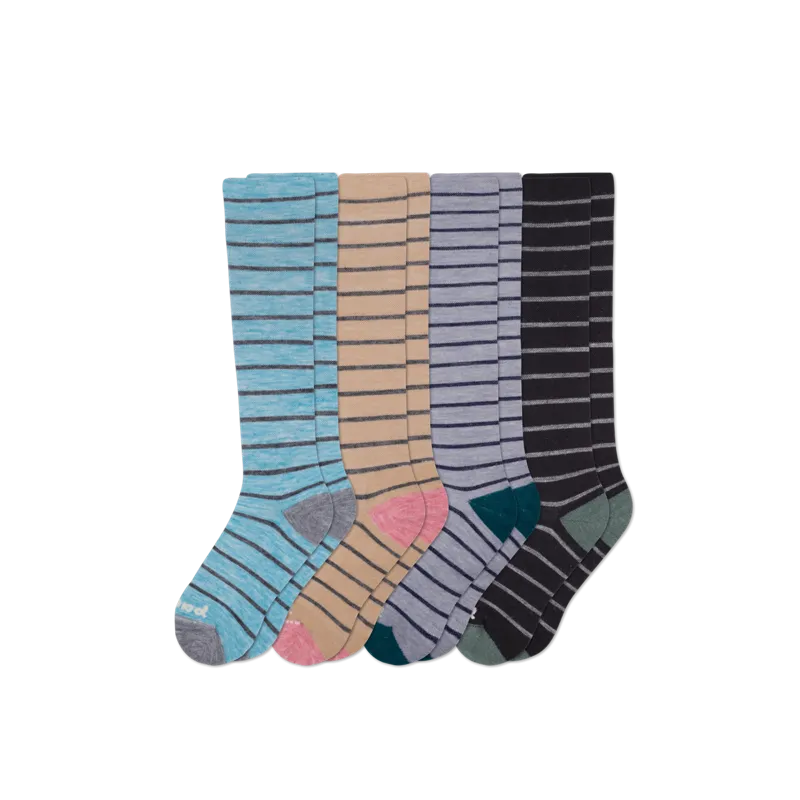 4 Pack - Women's Compression Socks