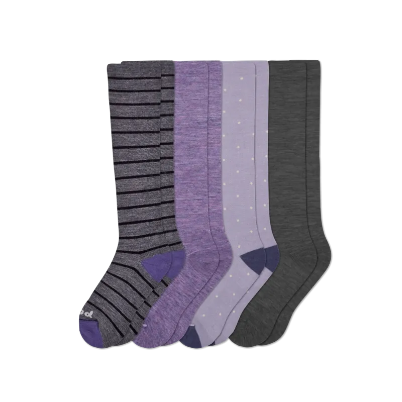 4 Pack - Women's Compression Socks