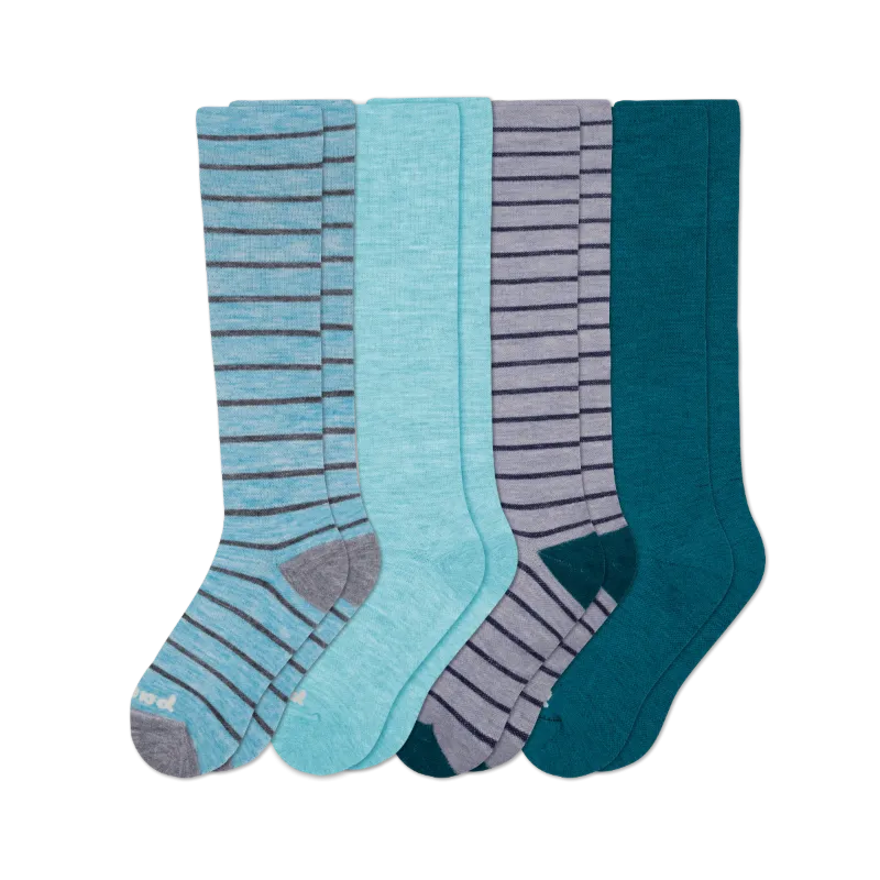 4 Pack - Women's Compression Socks