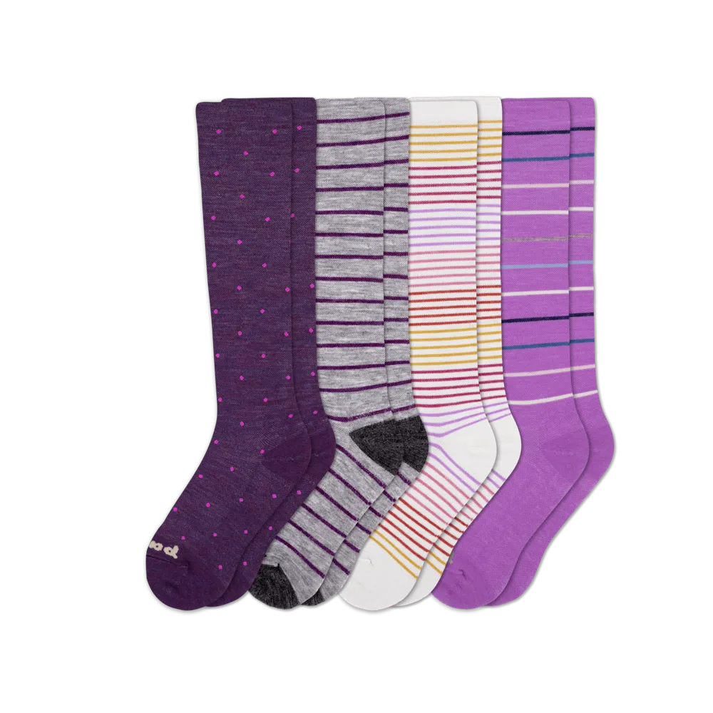 4 Pack - Women's Compression Socks