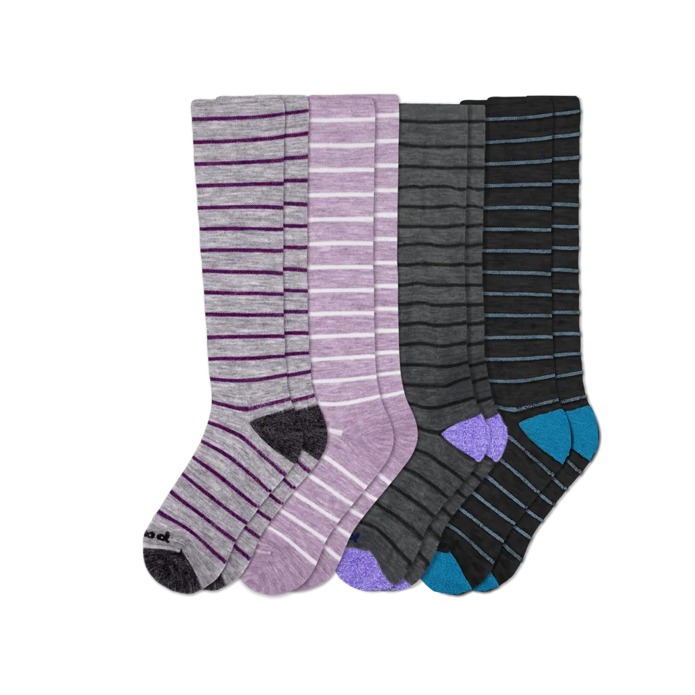 4 Pack - Women's Compression Socks