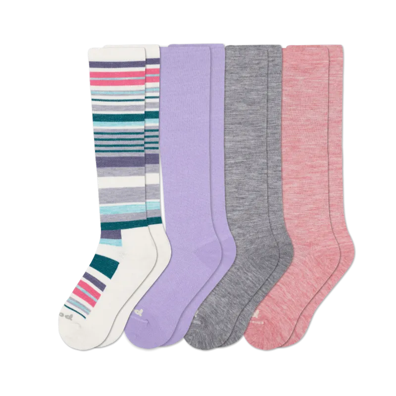 4 Pack - Women's Compression Socks