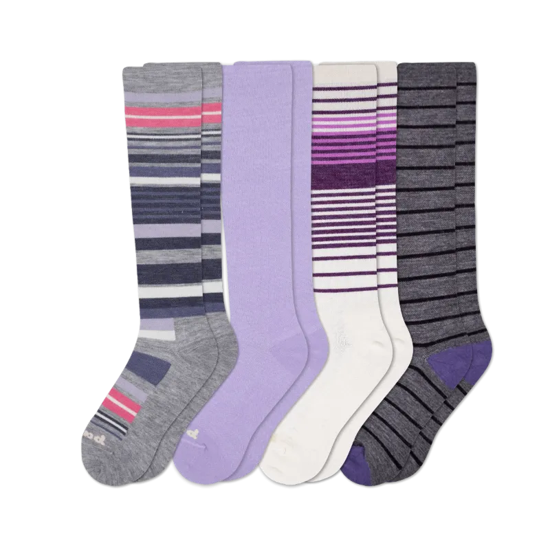 4 Pack - Women's Compression Socks