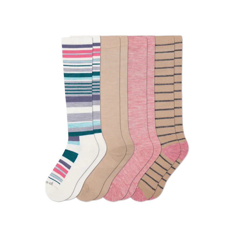 4 Pack - Women's Compression Socks