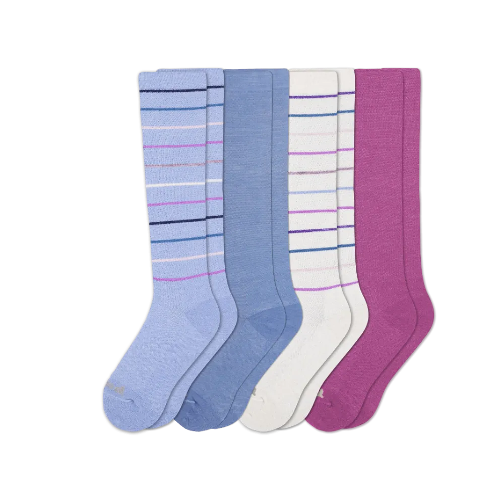 4 Pack - Women's Compression Socks