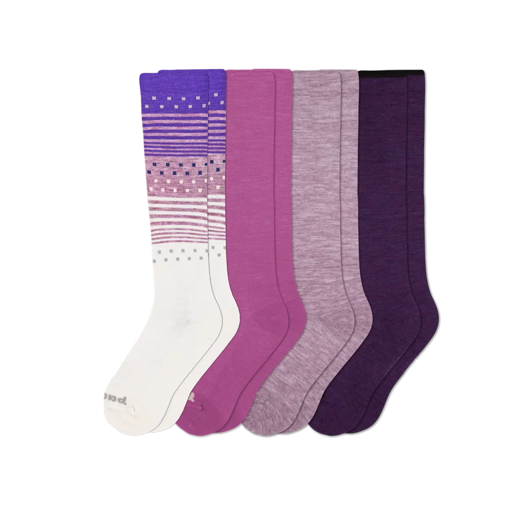 4 Pack - Women's Compression Socks