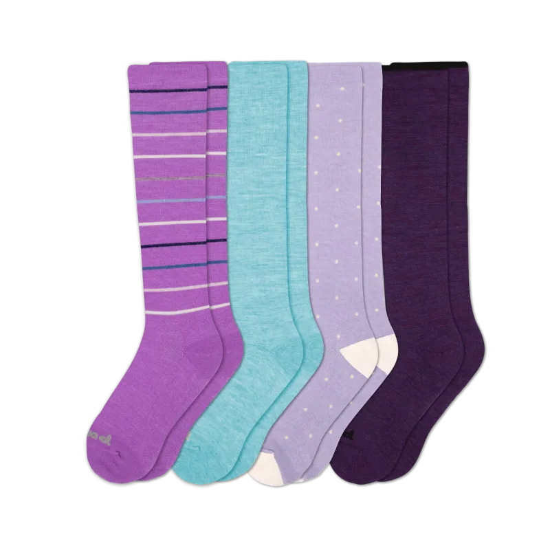 4 Pack - Women's Compression Socks