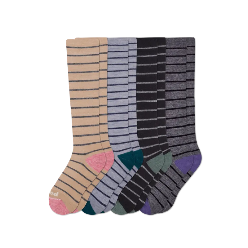4 Pack - Women's Compression Socks