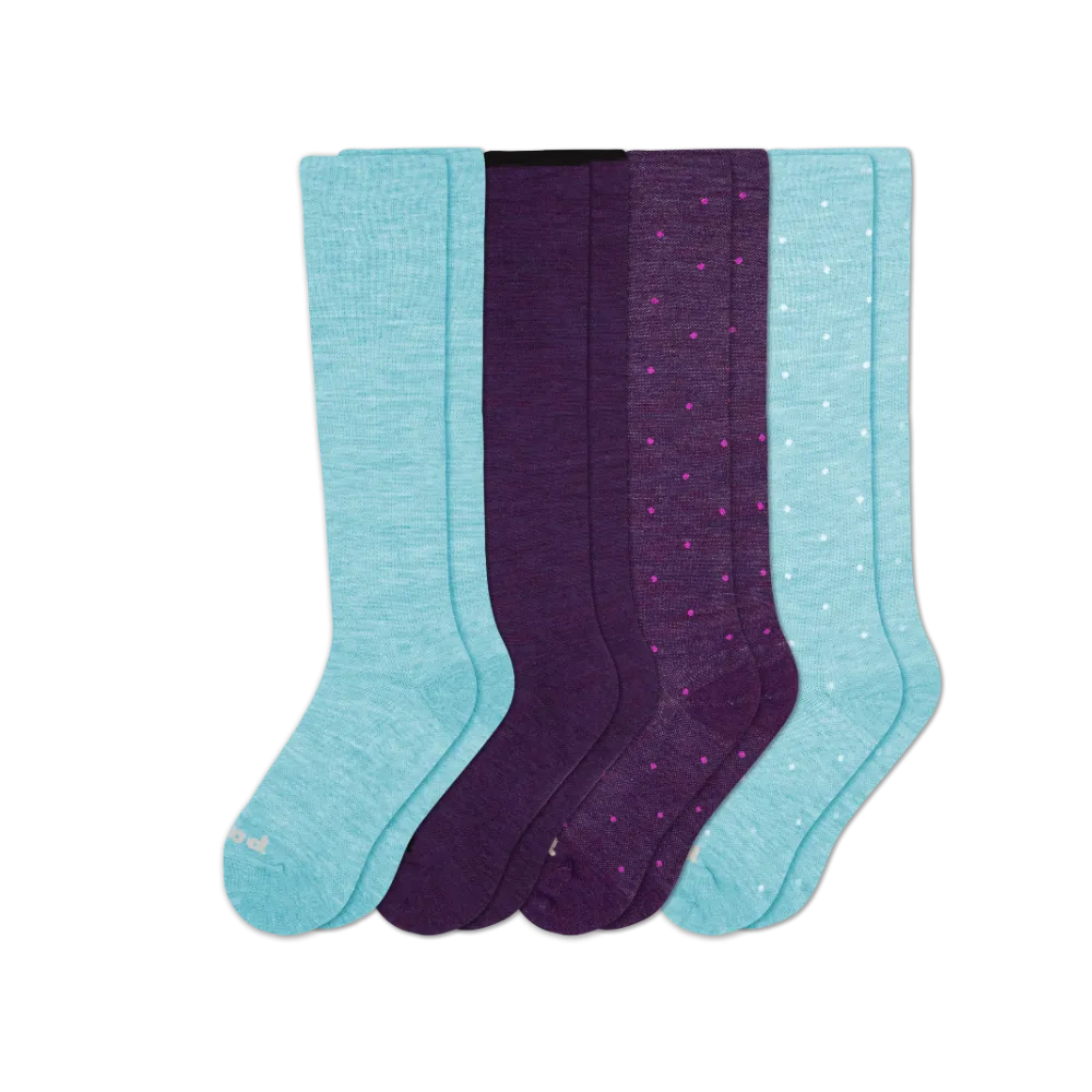 4 Pack - Women's Compression Socks