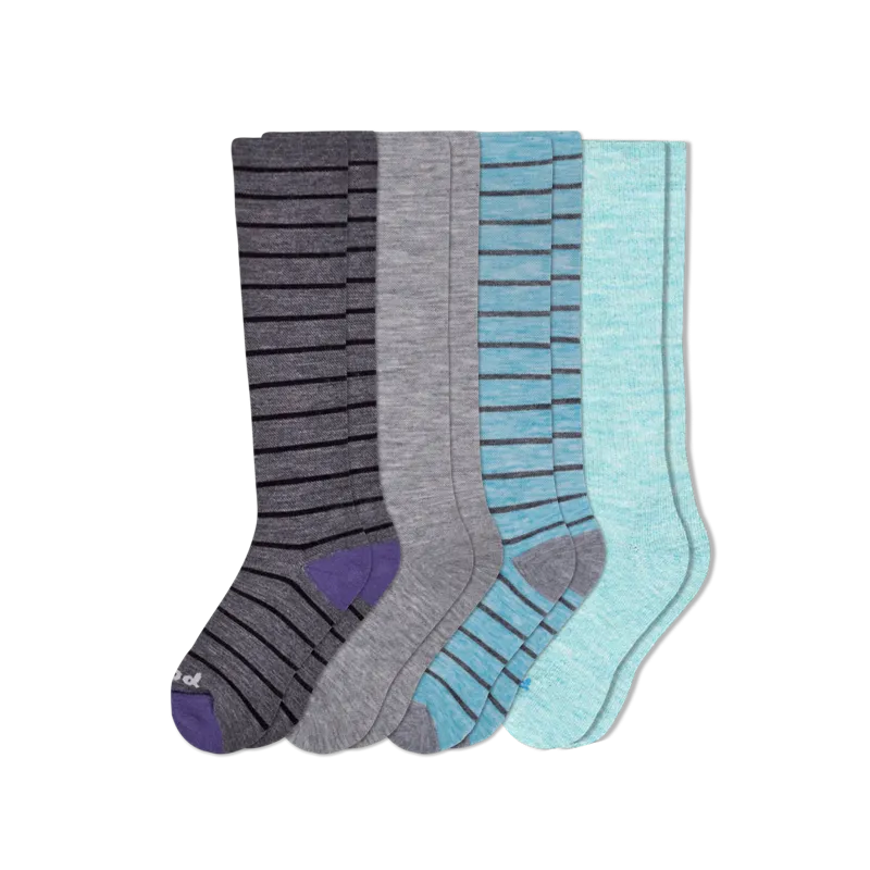 4 Pack - Women's Compression Socks