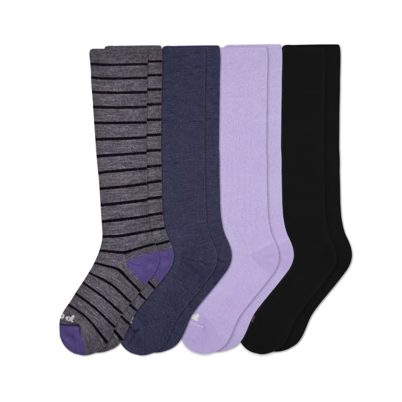 4 Pack - Women's Compression Socks