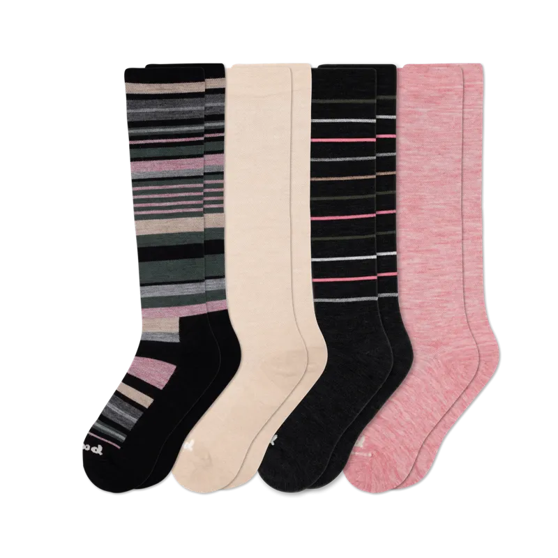 4 Pack - Women's Compression Socks