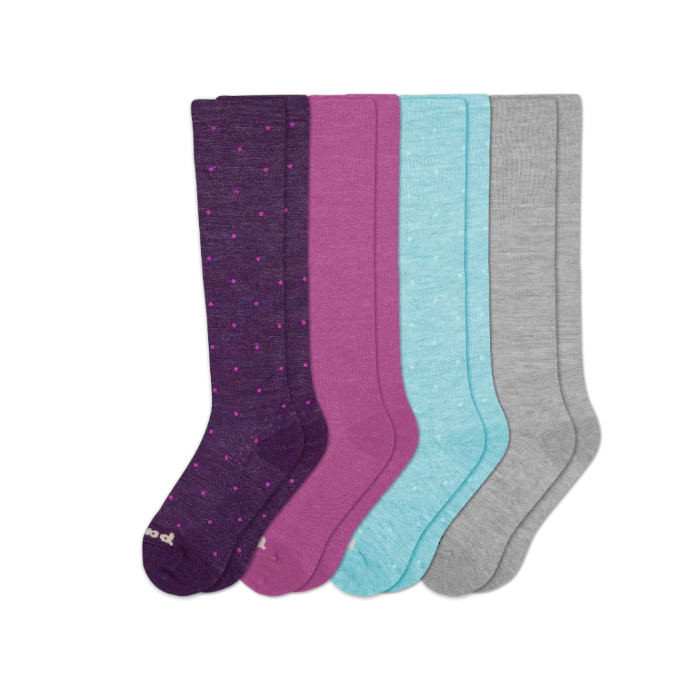 4 Pack - Women's Compression Socks