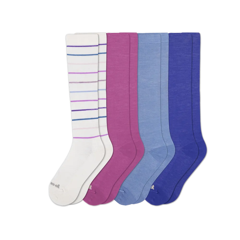 4 Pack - Women's Compression Socks