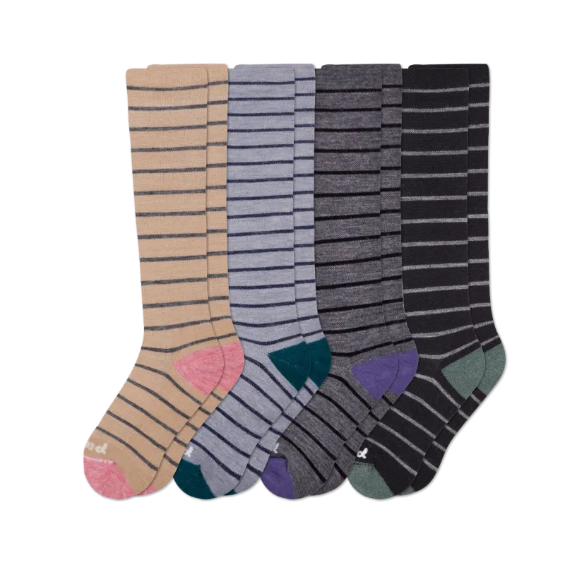 4 Pack - Women's Compression Socks