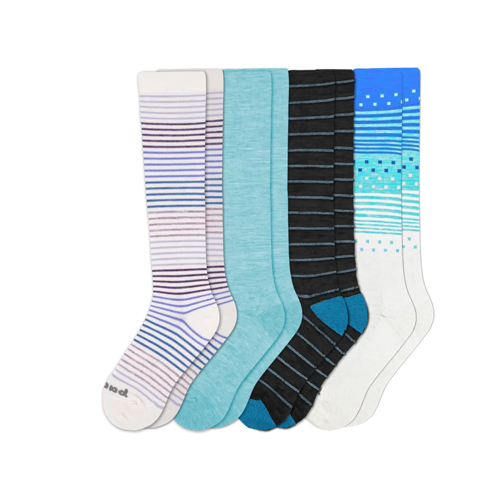 4 Pack - Women's Compression Socks