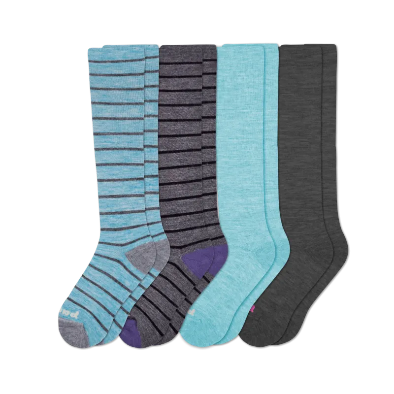 4 Pack - Women's Compression Socks