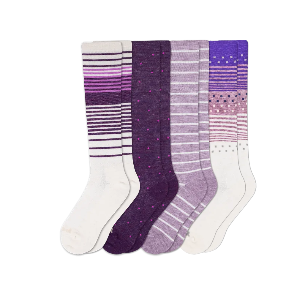 4 Pack - Women's Compression Socks