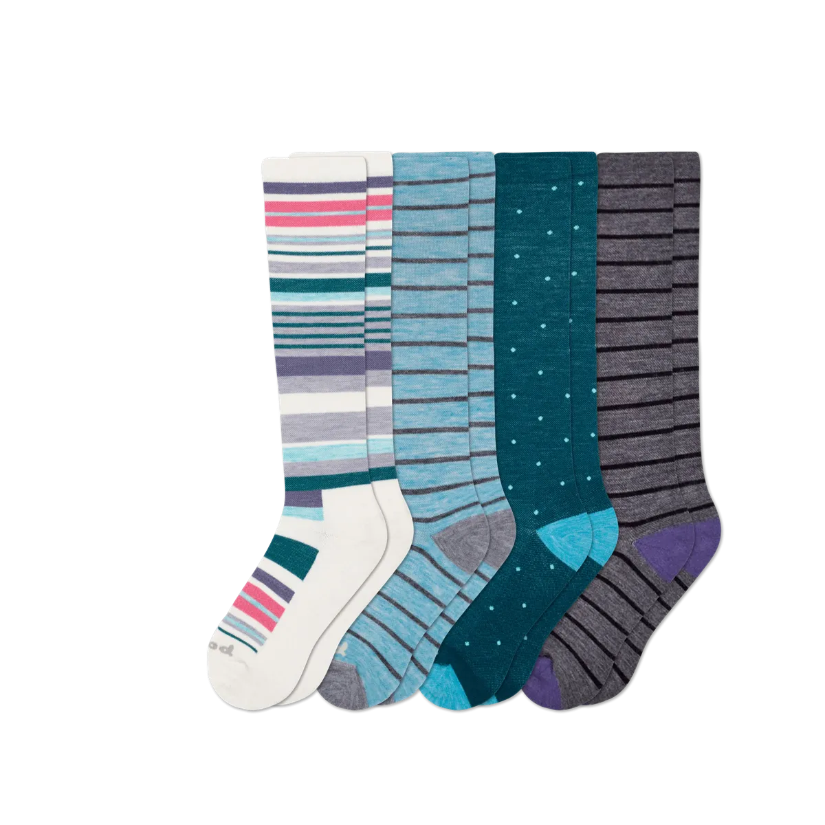 4 Pack - Women's Compression Socks