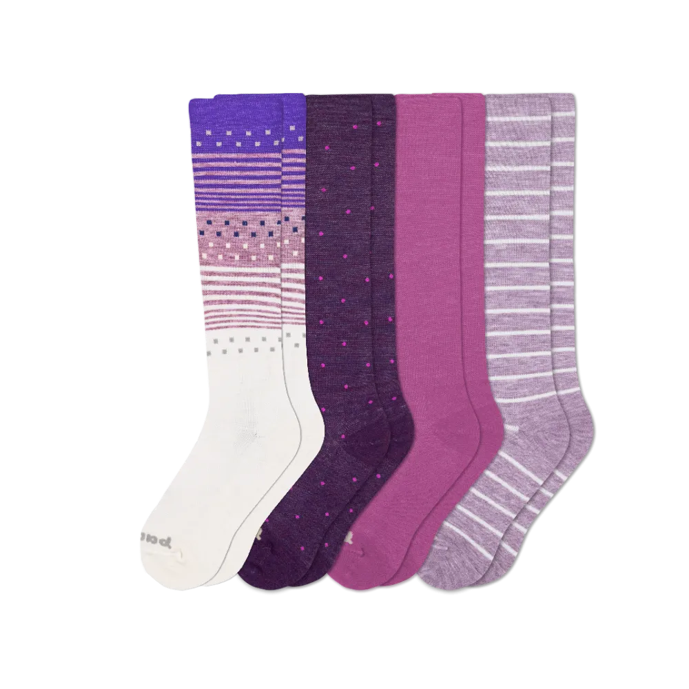 4 Pack - Women's Compression Socks