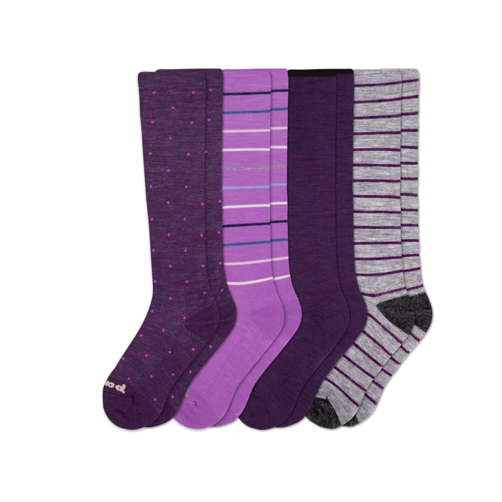 4 Pack - Women's Compression Socks