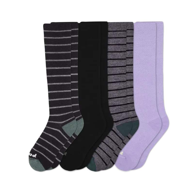 4 Pack - Women's Compression Socks