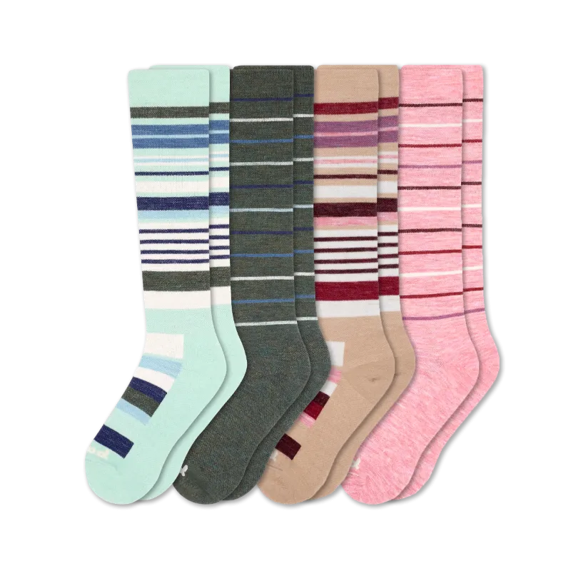 4 Pack - Women's Compression Socks