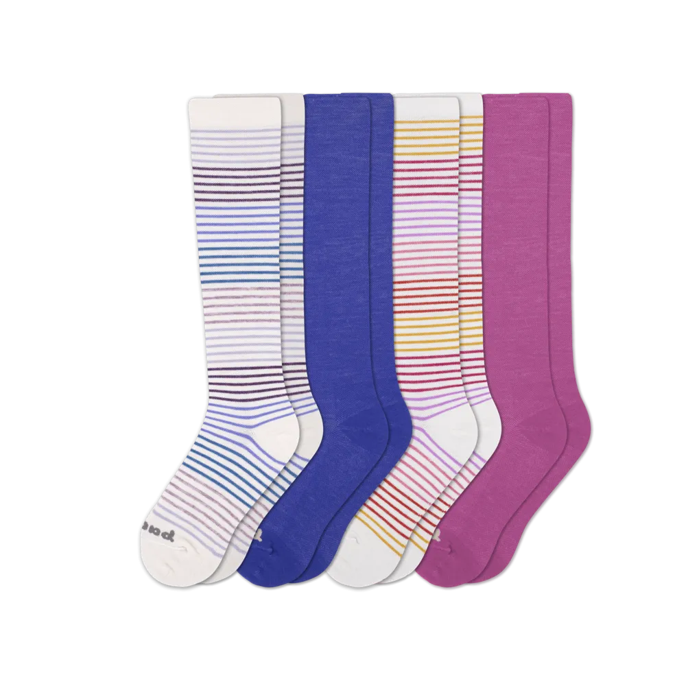4 Pack - Women's Compression Socks