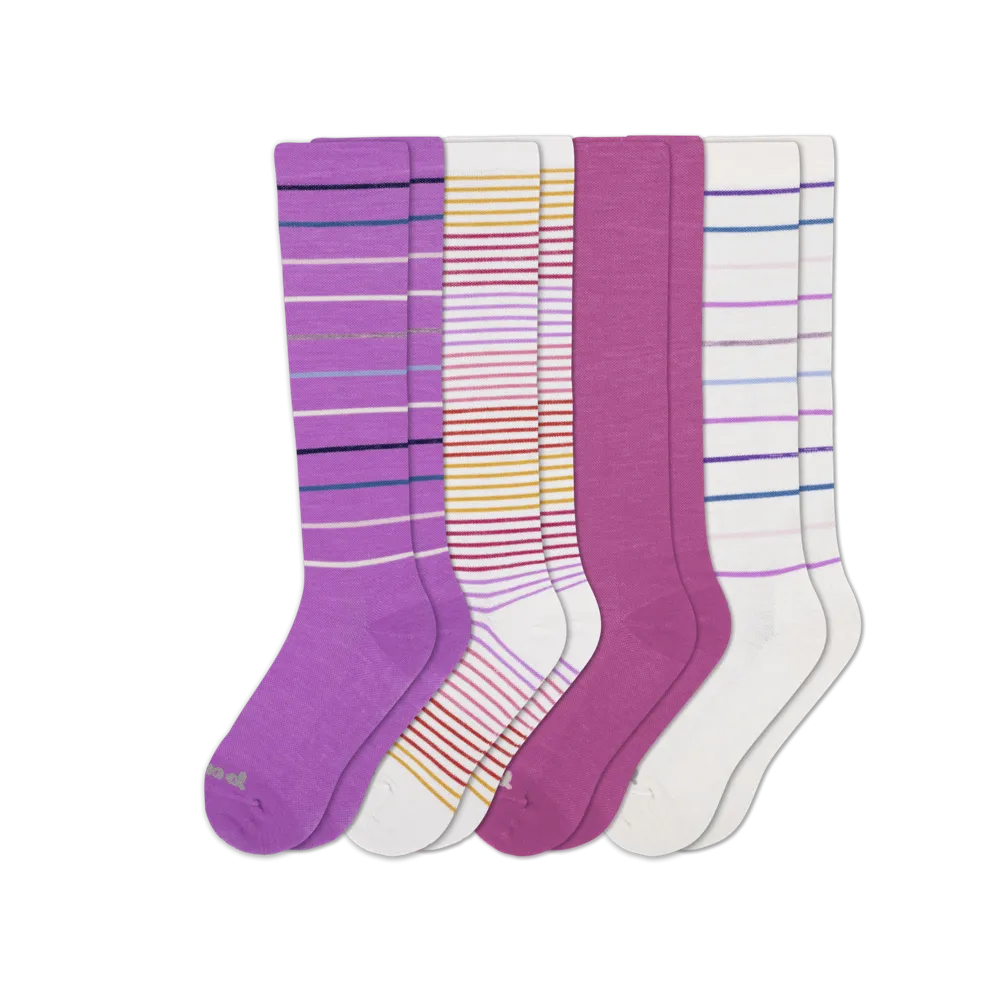 4 Pack - Women's Compression Socks