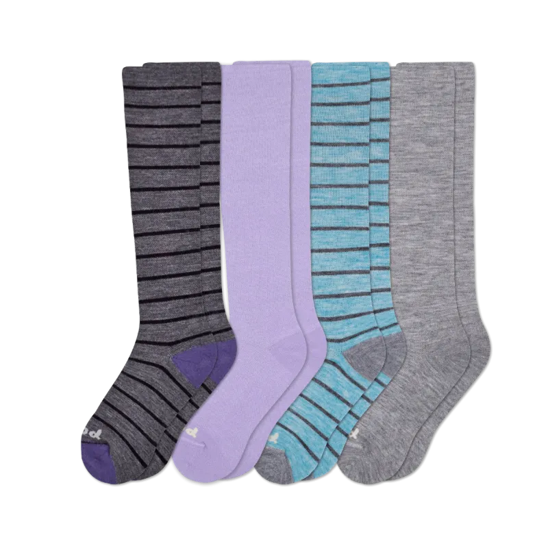 4 Pack - Women's Compression Socks