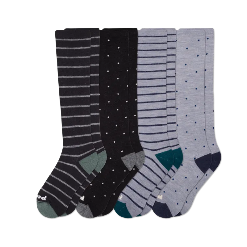 4 Pack - Women's Compression Socks